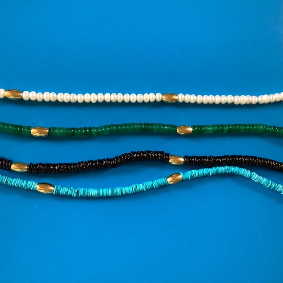 Affinity Gems Multi-Layer Beaded Necklace, Gold-tone Over Sterling Silver - Picture 14 of 16